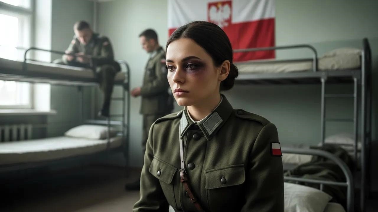 Wyśmiewali jej twarz — aż do chwili, gdy generał ujrzał siniak i zamilkł w szoku