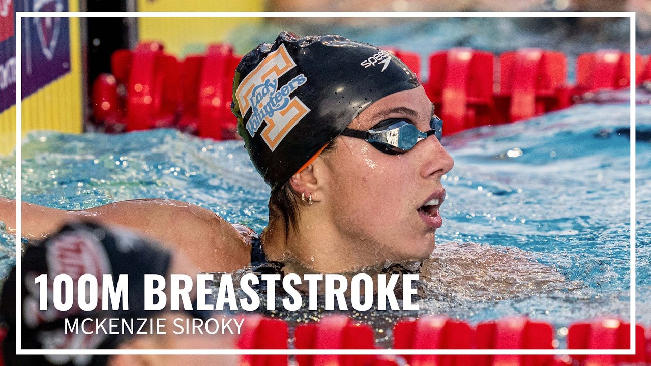 Siroky and Douglass Head-to-Head in 100M Breaststroke | 2026 Toyota National Championships