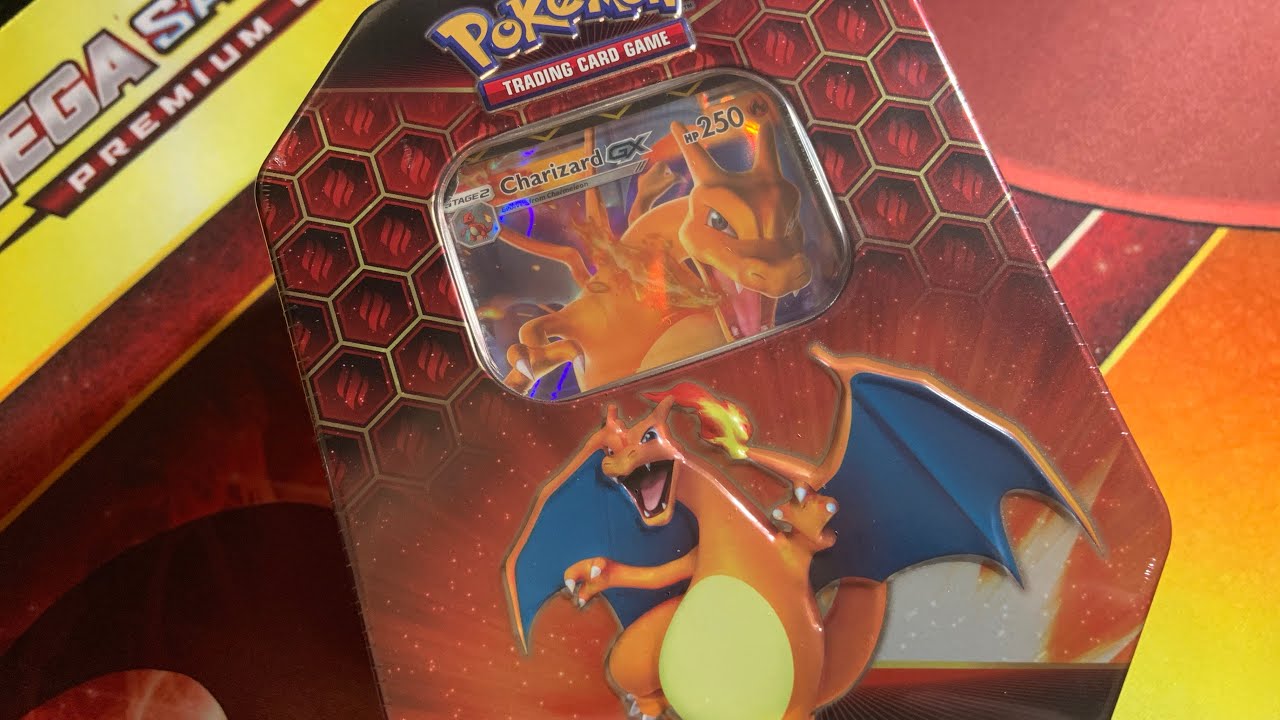 Pokémon Charizard GX HIDDEN FATES Tin Opening!