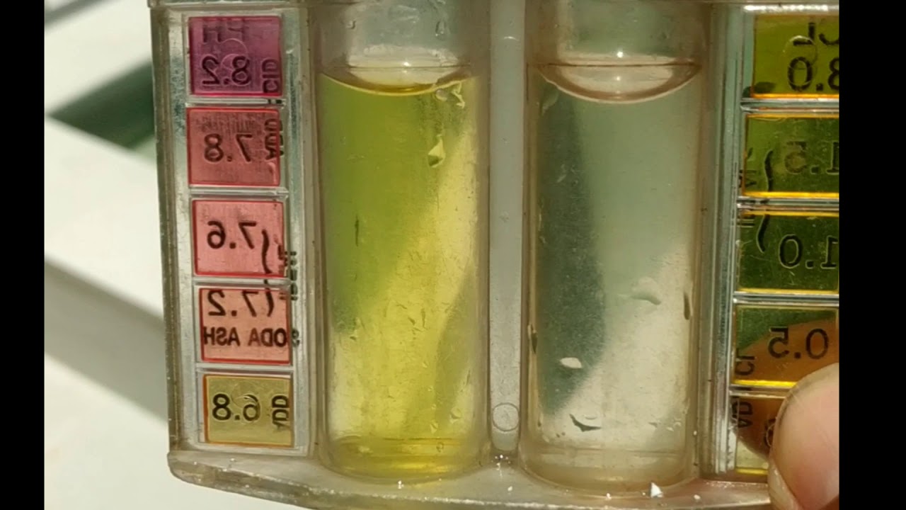 cara memasukan hcl dengan tepat di dalam kolam renang