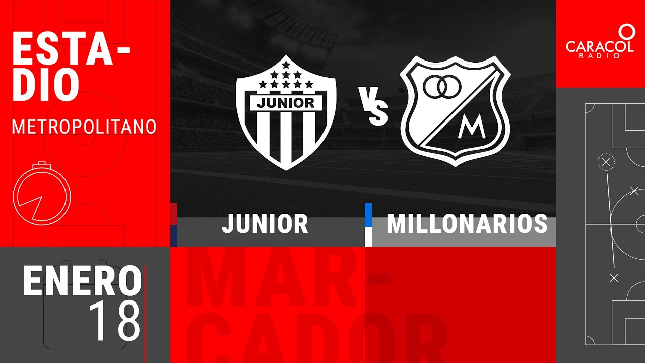 EN VIVO | Junior vs. Millonarios - Final de la Superliga Colombiana por ...