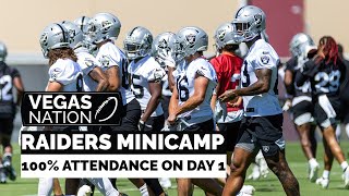 Raiders MiniCamp: Day 1 Recap