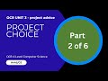 A-Level Programming Project Quiz