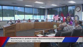 Washington County Quorum Court postpones discussion of internal investigation allegations