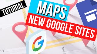 New Google Sites Map Tutorial | How To Use Google Sites