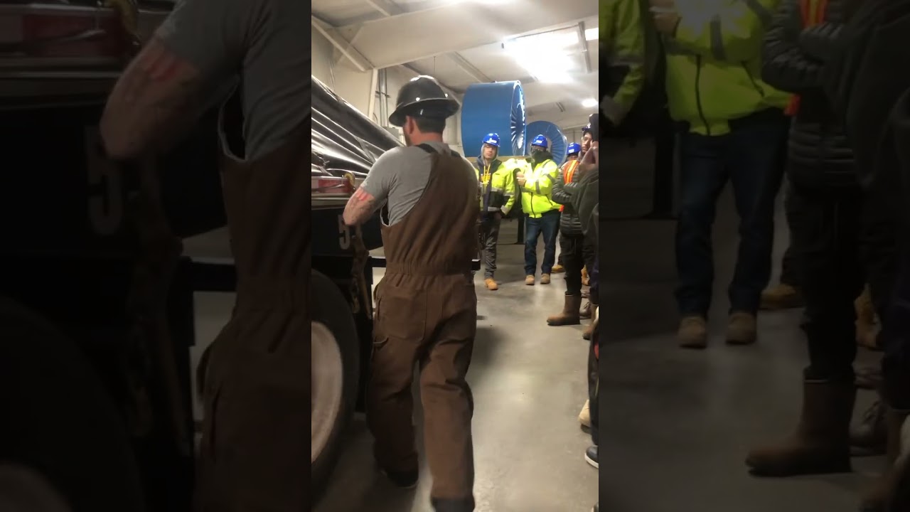 How To Tarp A Coil Load At Melton Truck Lines #flatbedtrucking #Cdl #melton #flatbed #FlatbedTarp