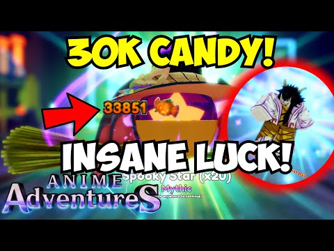 The LUCKIEST Players In The Halloween Update Anime Adventures P1