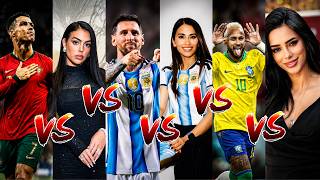 Ronaldo vs Messi vs Neymar 🔥 With Georgina, Antonela & Bruna | Ultimate Comparison 2026