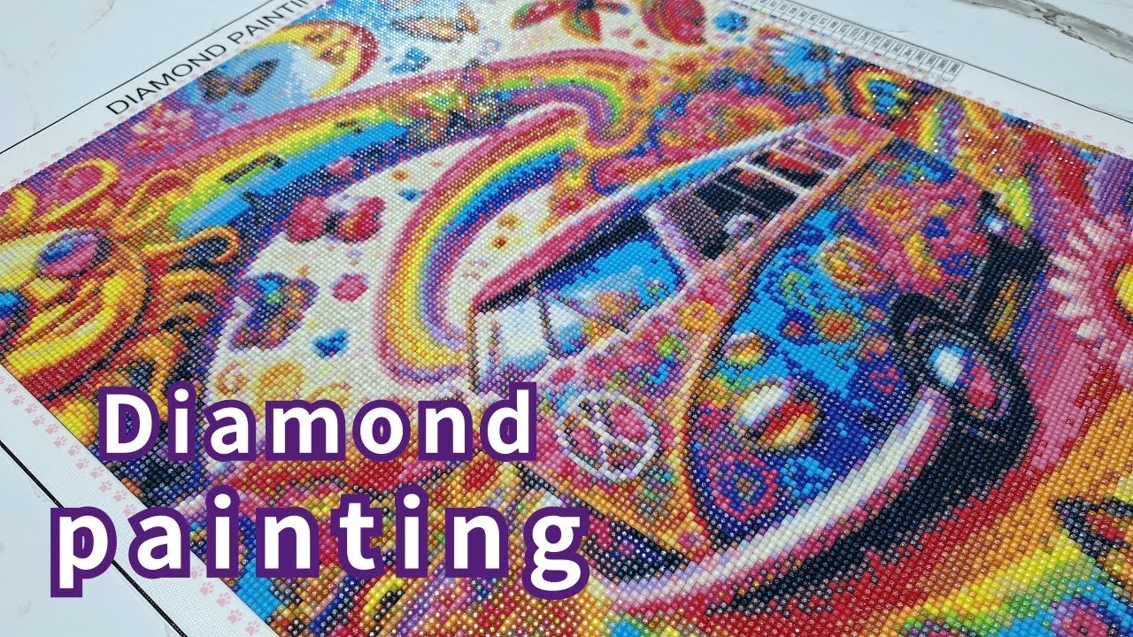 Diamond painting ASMR 보석십자수 [Fairy dust] part 4~완성! #diamondpainting