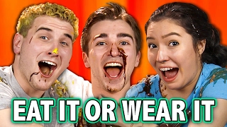 EAT IT OR WEAR IT CHALLENGE (ft. Teens React Cast) - NEW SHOW!