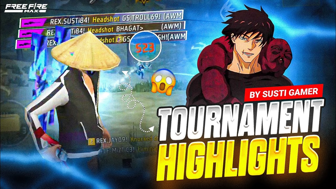 FREE FIRE TOURNAMENT HIGHLIGHTS 🏆SUSTI SNIPER & MARKSMENSHOTS|| MI NOTE 13