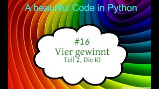 Python Tutorial deutsch, #16 Vier gewinnt lösen, Teil 2