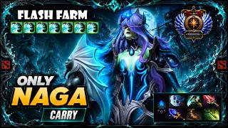 IMMORTAL NAGA SIREN — MAP CONTROL, FLASH FARM & SOLO CARRY DOMINATION | Dota 2