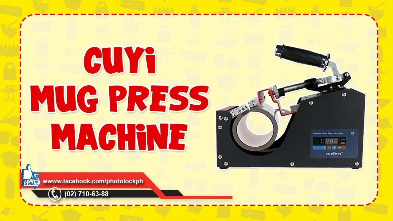 CUYI Mug Press Machine YouTube