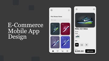 E-commerce App Design | Shoes App Design | Figma  Speed tutorial Design
