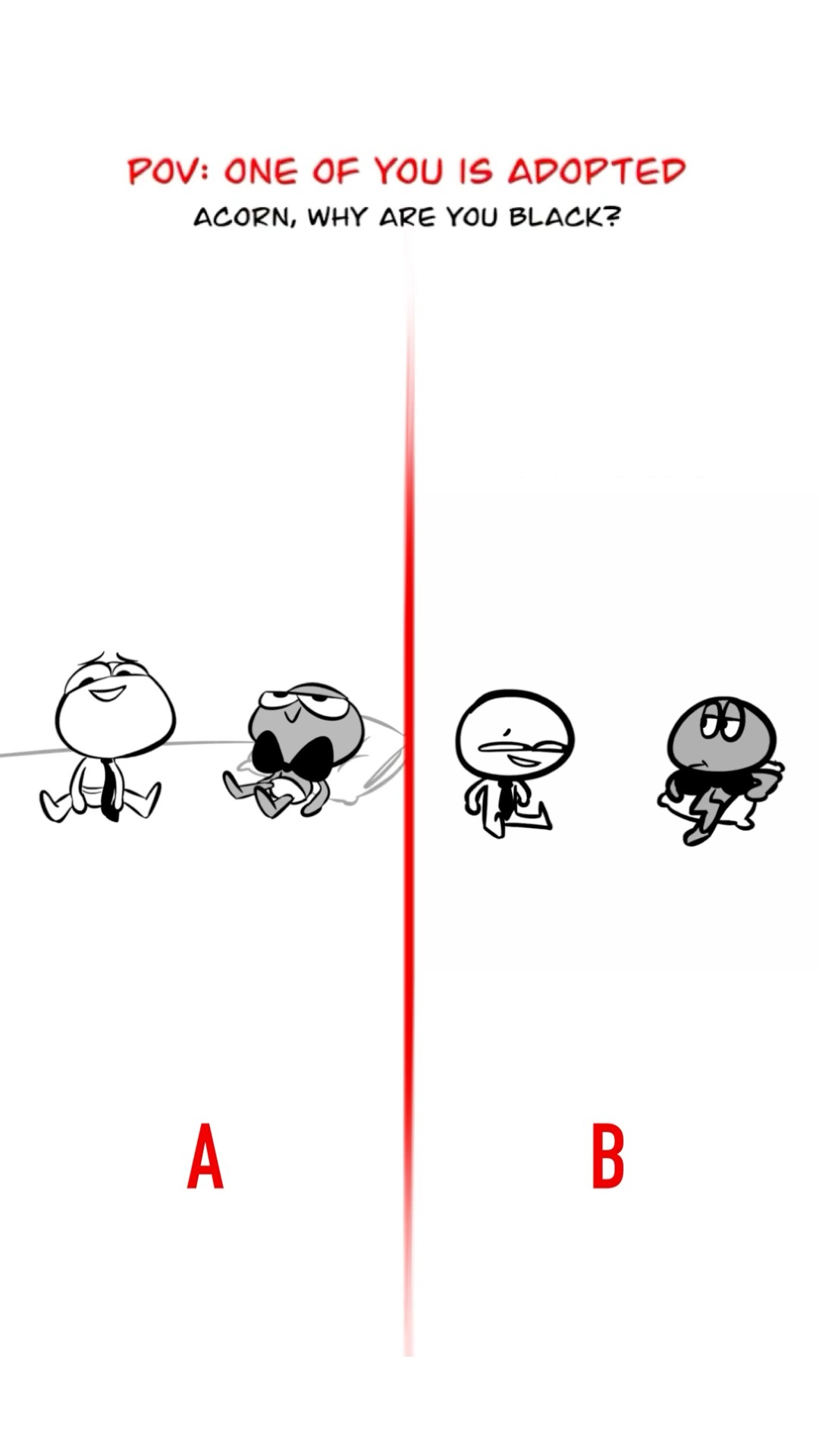 Daddy Needs To Answer ? A vs B (Animation Meme) #shorts