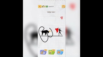 How to escape level 77 solution in (Draw to save) #shorts