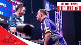 BEST EVER EURO TOUR SESSION? | Day Two Evening Highlights | 2024 European Darts Grand Prix