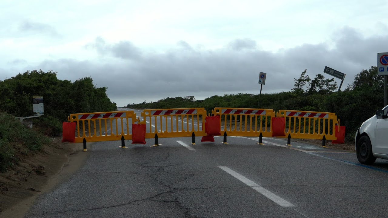 Maltempo: a Sabaudia chiuso il lungomare per 4 km