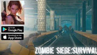 ОЧЕРЕДНОЙ зомби шутер → ОБЗОР Zombie siege:survival