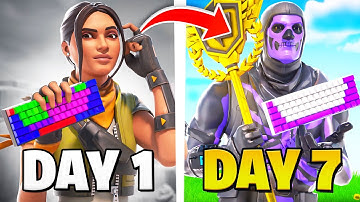 How To IMPROVE 10x FASTER On Keyboard & Mouse in 1 WEEK! | Chapter 3 | Fortnite ⭐🤩