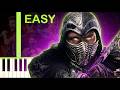 MORTAL KOMBAT 2 THEME - EASY Piano Tutorial