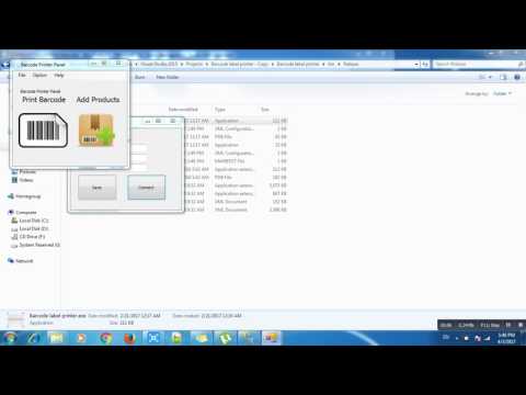Barcode Lable Printer Program