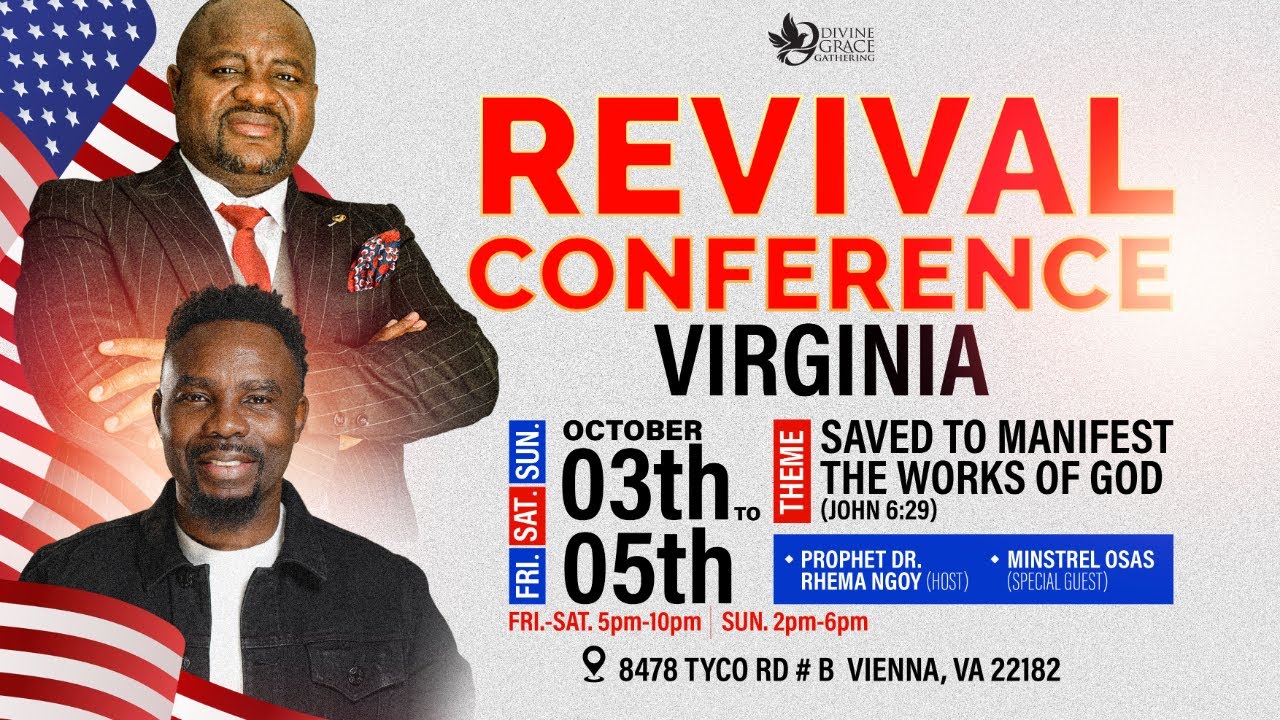 2025 DGG Revival Conference Virginia | Saved to Manifest the Works of God, Dr. Rhema Ngoy, Day 3