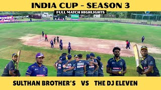 Cricket Highlights || Kerala Sulthan Brothers Vs West Bengal Dj Elevan ||  India Cup 2025 #cricket screenshot 3