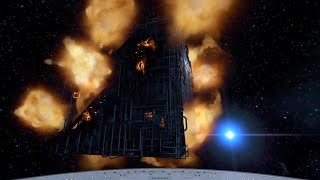 Borg Cube Destroyed! Solo Enterprise 1701 D Mission - Red Squadron - PS4 - Star Trek: Bridge Crew