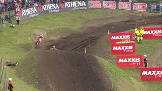 Hofer vs Vialle | MX2 Race 1 | MXGP of Germany 2021 #Motocross