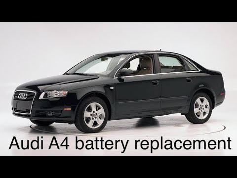 Audi A4 battery replacement - YouTube