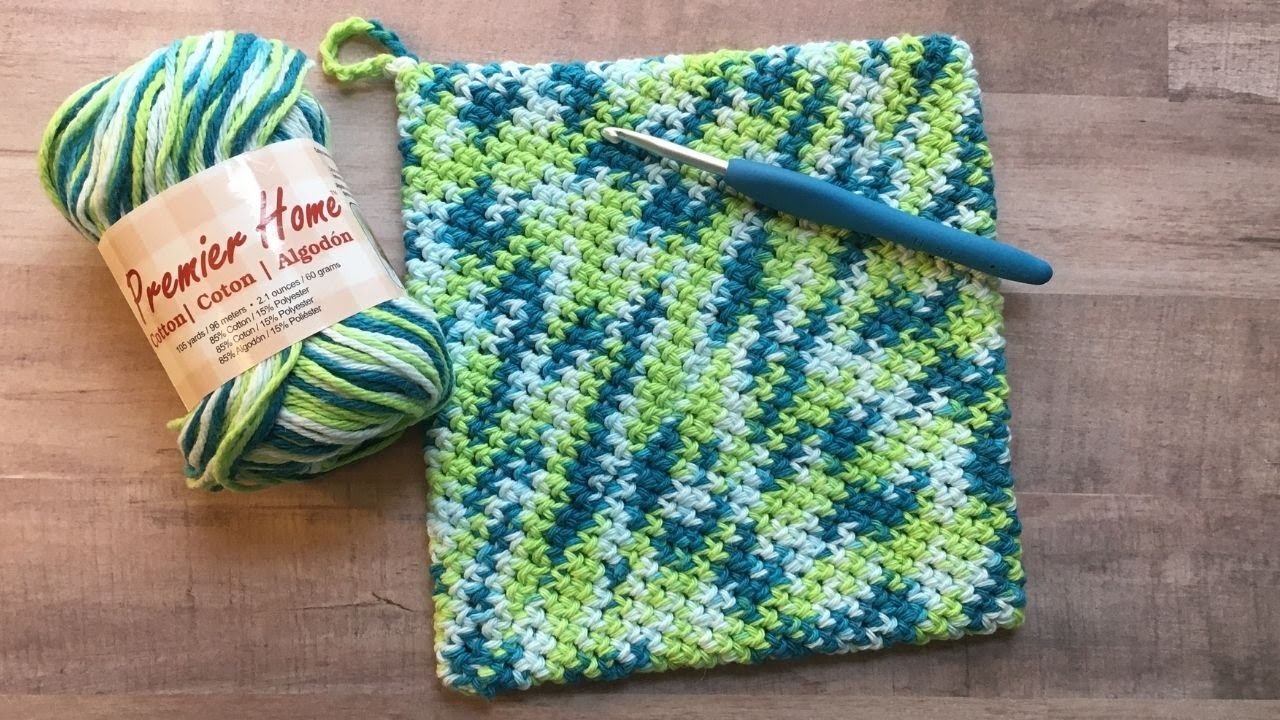 How to Crochet a Double Thick Potholder 