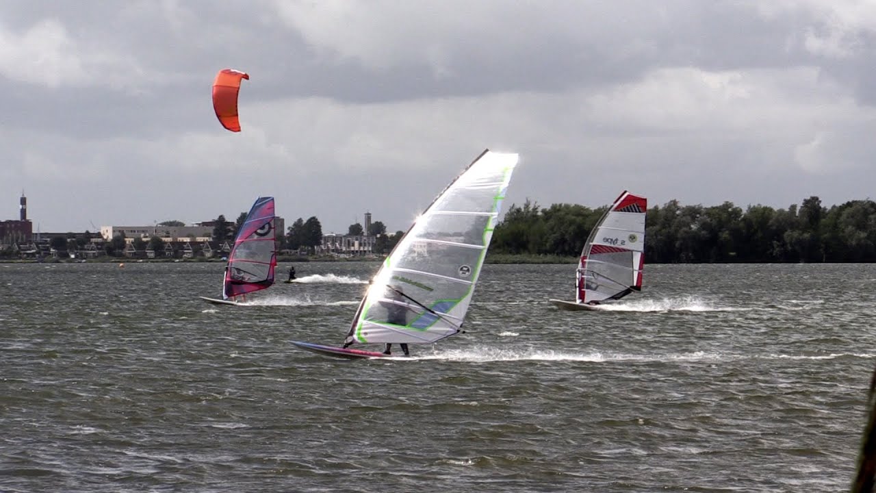 Windsurfen - Windsurfing Strand Horst Harderwijk 18-08-2014