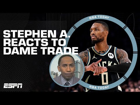 Stephen A. reacts to Damian Lillard's trade to Milwaukee: The Bucks are lethal | NBA Today