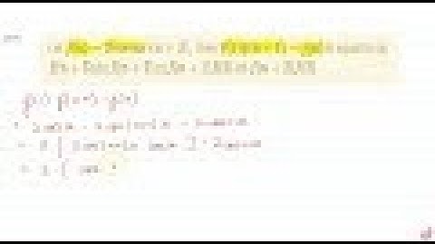 IIT JEE TRIGONOMETRIC FUNCTIONS Let `f(n)=2cosn xAAn in N ,`  then `f(1)f(n+1)-f(n)`  is equal to...