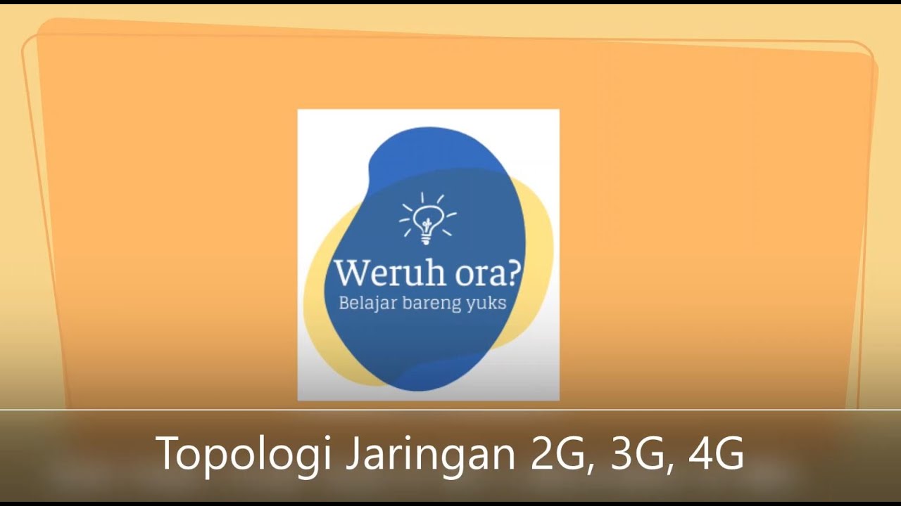 Topologi Jaringan 2G, 3G, 4G - YouTube