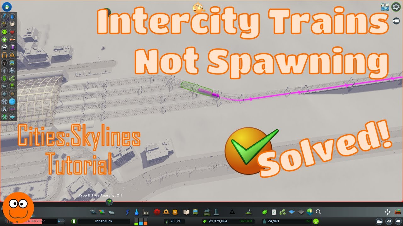FIXED CitiesSkylines Intercity Trains Not Spawning (Tutorial) YouTube