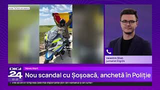 Reacția Poliției după ce Șoșoacă s-a urcat pe motocicleta unui polițist și s-a filmat pentru TikTok