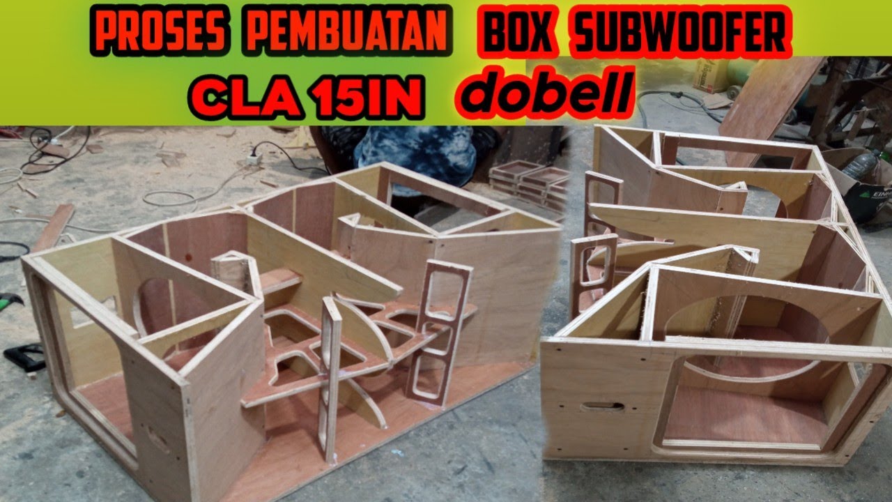 proses pembuatan box CLA 15in dobel #boxsubwoofer #boxspeaker
