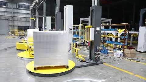 Remote Control Fully Automatic Pallet Wrapping Machine