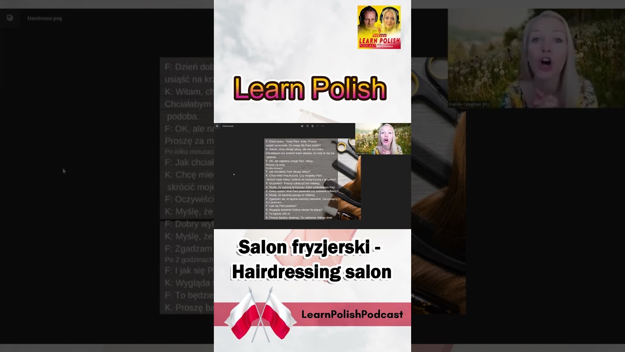 Salon fryzjerski - Hairdressing salon Part II