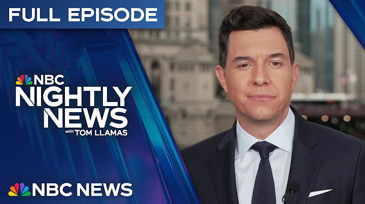 Nightly News Full Episode - July 10