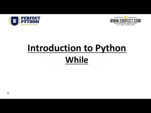 Perfect Python : Learning about WHILE
