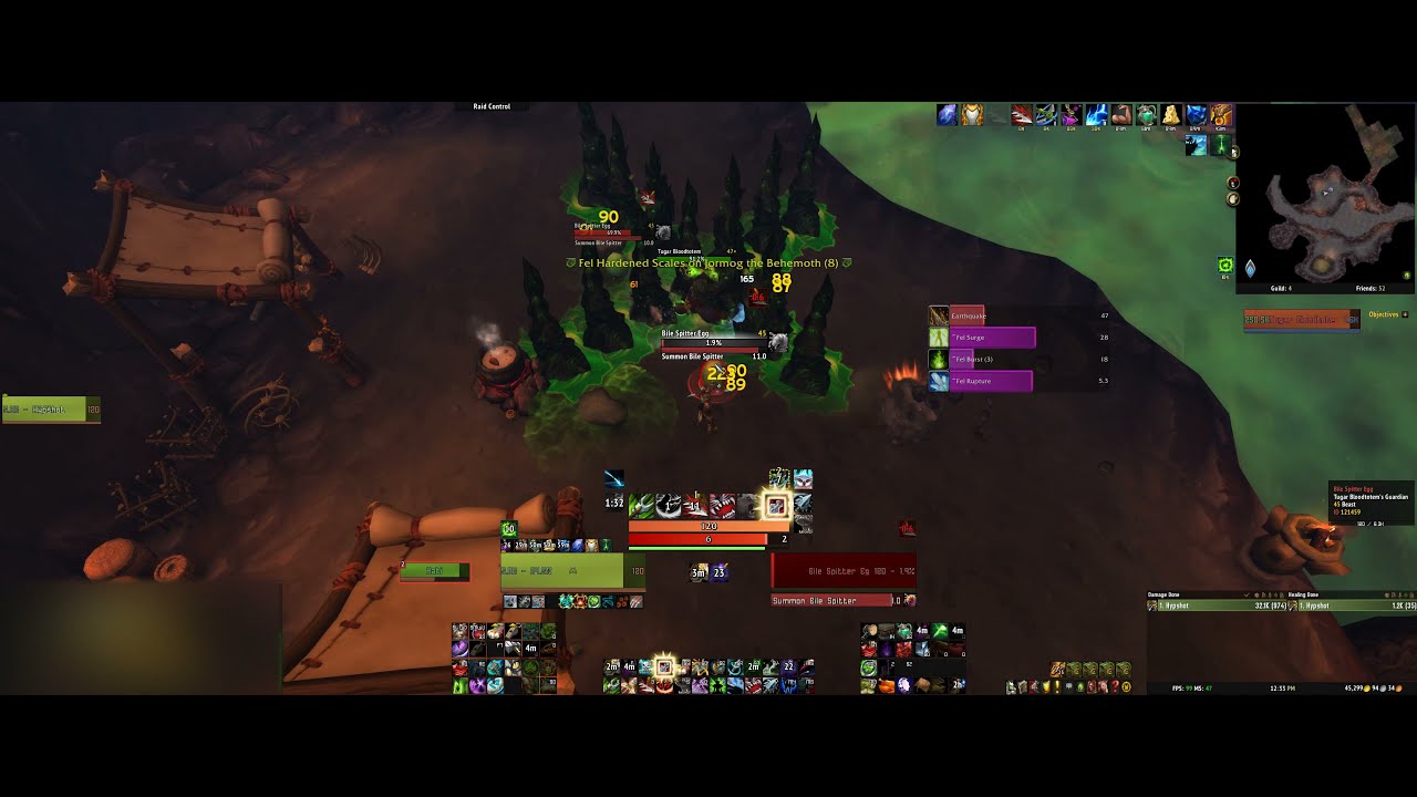 BM Hunter - 9.1.5 Mage Tower (Tugar Bloodtotem - Feltotem's Fall)