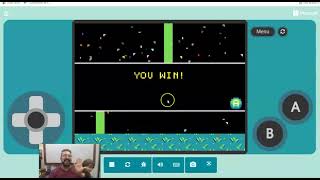 Versión de Flappy Bird en MakeCode Arcade