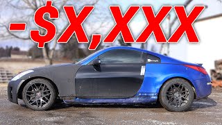 How Much Does a Project Car Cost? 350z Restoration Breakdown