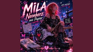 Mila Neonherz aus Papier