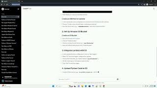how to run python on aws