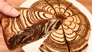 Gateau Zebre Zebra Cake Youtube